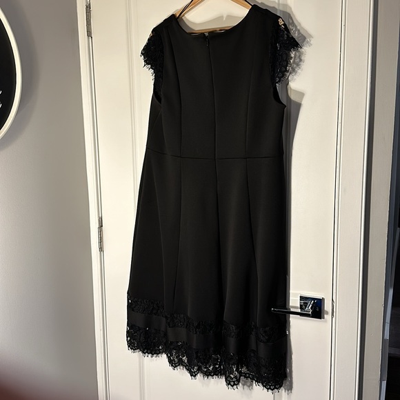 Black Dress with Lace Details - Picture 5 of 5